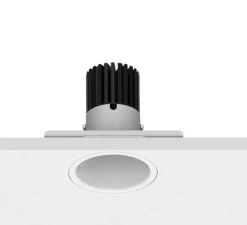 Spot encastrable, Beam, blanc, LED, dim, 3000K, 780 lm, Ø7,5cm, H15cm - O/M Light