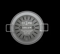 Spot encastrable, Canis, blanc, IP65, LED, dim, 2700-4000K, 750-850 lm, Ø8,2cm, H6,2cm - Solum