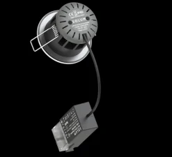 Spot encastrable, Canis, blanc, IP65, LED, dim, 2700-4000K, 750-850 lm, Ø8,2cm, H6,2cm - Solum