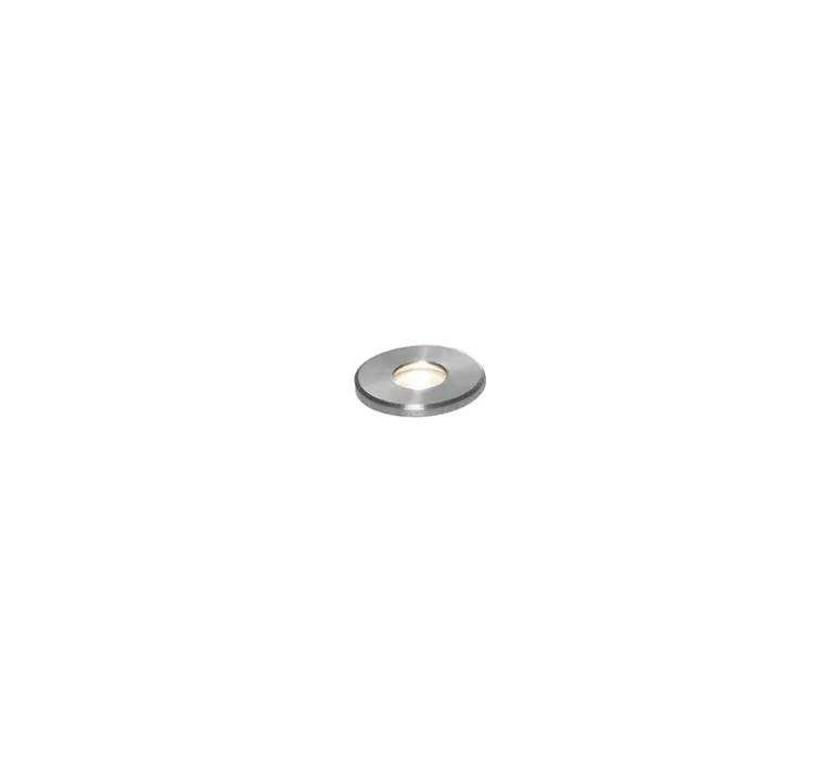 Plafonnier & Spot*Wever&Ducré Spot encastrable, Card 1.0, , IP67, LED, 3000K, 70 lm, Ø2,5cm, H4,5cm - inox