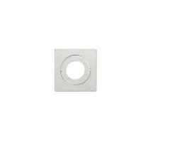 Plafonnier & Spot*Solum Spot encastrable, Coma, Alu brossé, collerette carrée, IP65, LED, dim, 2700-4000K, 635-725 lm, Ø8,95cm, H4,1cm - Aluminium brossé