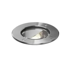 Plafonnier & Spot*Wever&Ducré Spot encastrable de sol, Map Asym 1.2, , IP67, LED, dim, 3000K, 730 lm, Ø12cm, H11,3cm - acier inoxydable