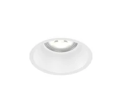 Plafonnier & Spot*Wever&Ducré Spot encastrable, Deep 1,0, , IP65, LED, 3000K, 640 lm, L9,5cm, P7.3cm - blanc mat