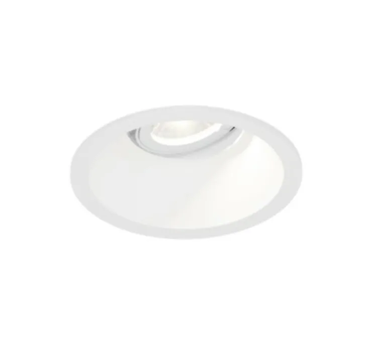 Spot encastrable, Deep Adjust Petit, blanc, LED, 3000K, 570lm, Ø7,9cm, H6,0cm - Wever&Ducré