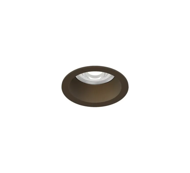 Spot encastrable, Deep Bijou IP65 1.0, bronze, IP65, LED, dim, 3000K, 450 lm, Ø5,7cm, H5,5cm - Wever&Ducré