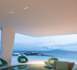 Spot encastrable, Deep Petit 1.0, blanc, IP65, LED, dim, 2700K, 590 lm, Ø8cm, H5,5cm - Wever&Ducré