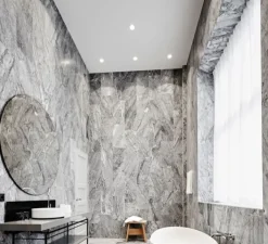 Plafonnier & Spot*Wever&Ducré Spot encastrable, Deeper 1.0, , IP44, LED, dim, 2700K, 440 à 600 lm, Ø8,4cm, H9cm - blanc mat