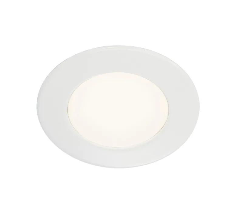 Plafonnier & Spot*SLV Spot encastrable, DL 126, , LED, 3000K, 160lm, Ø6,5cm, H1,6cm - blanc