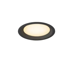 Plafonnier & Spot*SLV Spot encastrable, Downlight V 200, , IP54, LED, 3000/4000K, 2490 lm, Ø17,1cm, H3,9cm - noir