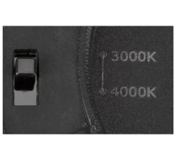 Plafonnier & Spot*SLV Spot encastrable, Downlight V 200, , IP54, LED, 3000/4000K, 2490 lm, Ø17,1cm, H3,9cm - noir