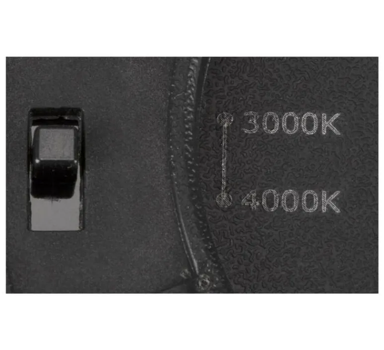 Plafonnier & Spot*SLV Spot encastrable, Downlight V 200, , IP54, LED, 3000/4000K, 2490 lm, Ø17,1cm, H3,9cm - noir