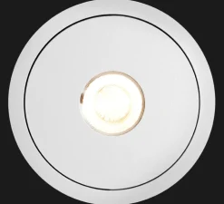 Spot encastrable, FlatLED T1 37° (Lens) Recessed, Trapezium springs, blanc mat, LED, 3000K, 1388lm, Ø12cm, H6cm - Doxis