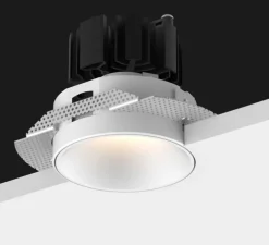 Spot encastrable, Focus Trimless, Angle 43°, blanc mat, dim, LED, 2700K, 1289lm, Ø8,5cm, H9cm - Doxis