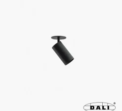 Plafonnier & Spot*Faro Architectural Spot encastrable, Fost Pulldown, 20°, CRI > 90, , dim, Dali, LED, 2700k, Ø5cm - Faro noir mat