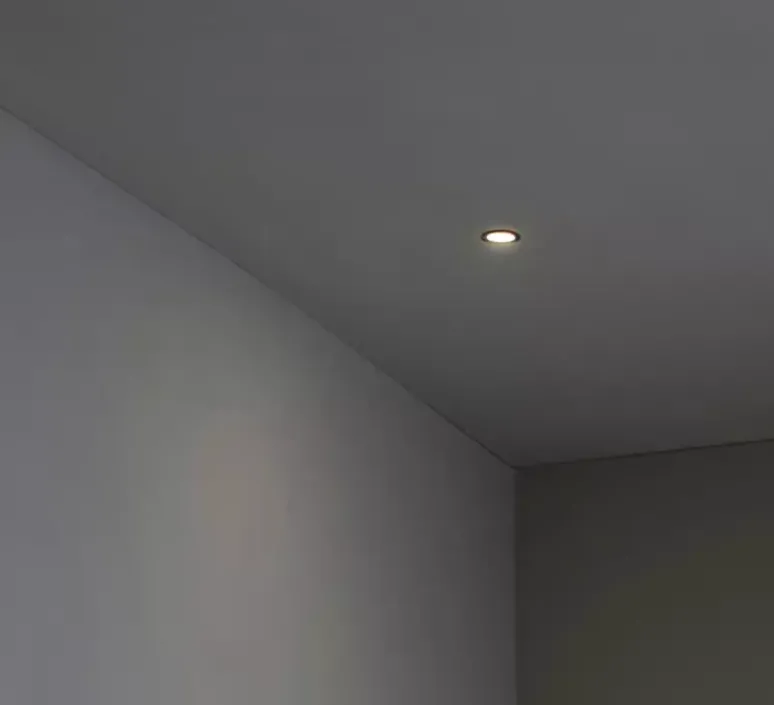 Plafonnier & Spot*Faro Spot encastrable, Fox 50, , LED, 2700K, 500lm, 25°, Ø5cm, H6,4cm - noir