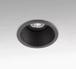 Plafonnier & Spot*Faro Spot encastrable, Fox 50, , LED, 2700K, 500lm, 25°, Ø5cm, H6,4cm - noir