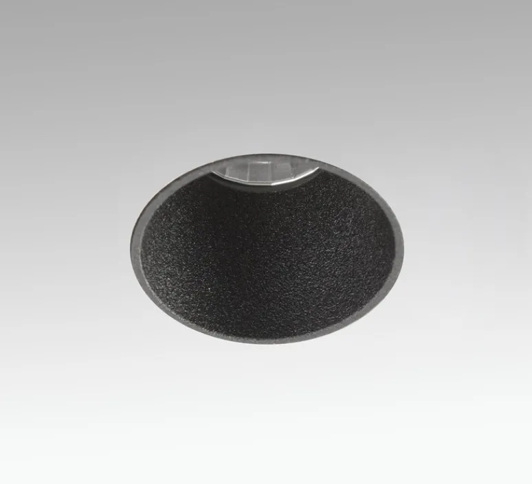 Plafonnier & Spot*Faro Spot encastrable, Fox, , trimless LED, 2700k, 500lm, Ø4cm, H6.5cm - noir