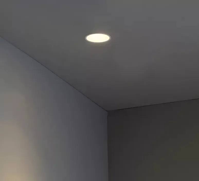 Plafonnier & Spot*Faro Spot encastrable, Fresh, GU10, , Ø9cm, H6cm (hauteur plafond recommandée 14,5cm) - blanc