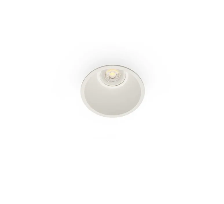 Plafonnier & Spot*Faro Spot encastrable, Fresh, GU10, , Ø9cm, H6cm (hauteur plafond recommandée 14,5cm) - blanc
