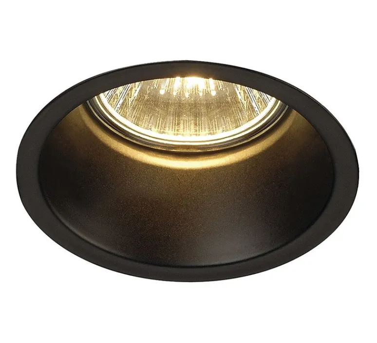 Plafonnier & Spot*SLV Spot encastrable, HORN 1, , Ø8,3cm, H11,5cm - noir