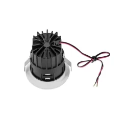 Plafonnier & Spot*SLV Spot encastrable, Horn Magna, , LED, 3000K, 470lm, Ø7,8cm, H8,2cm - blanc