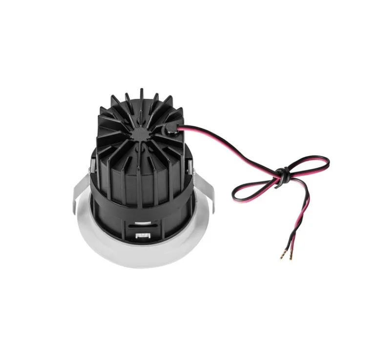 Plafonnier & Spot*SLV Spot encastrable, Horn Magna, , LED, 3000K, 470lm, Ø7,8cm, H8,2cm - blanc