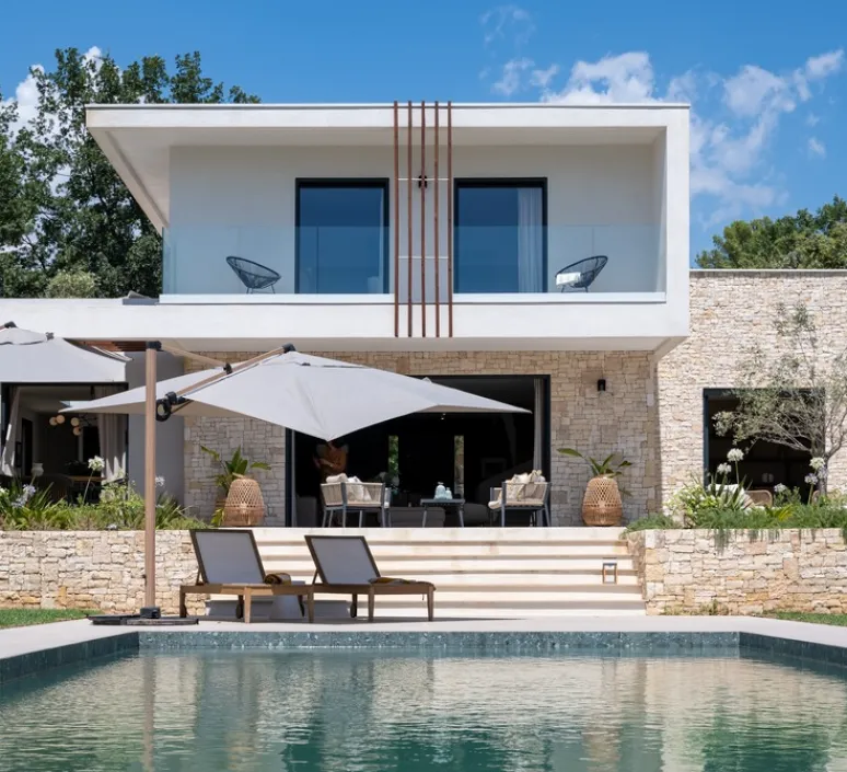 Plafonnier & Spot*Faro Spot encastrable, hyde, carré, IP44, , L8,9cm, H5,5cm - blanc