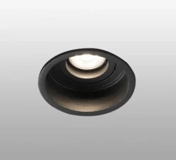 Plafonnier & Spot*Faro Spot encastrable, Hyde orientable, , Ø8,9cm, H5,5cm - noir