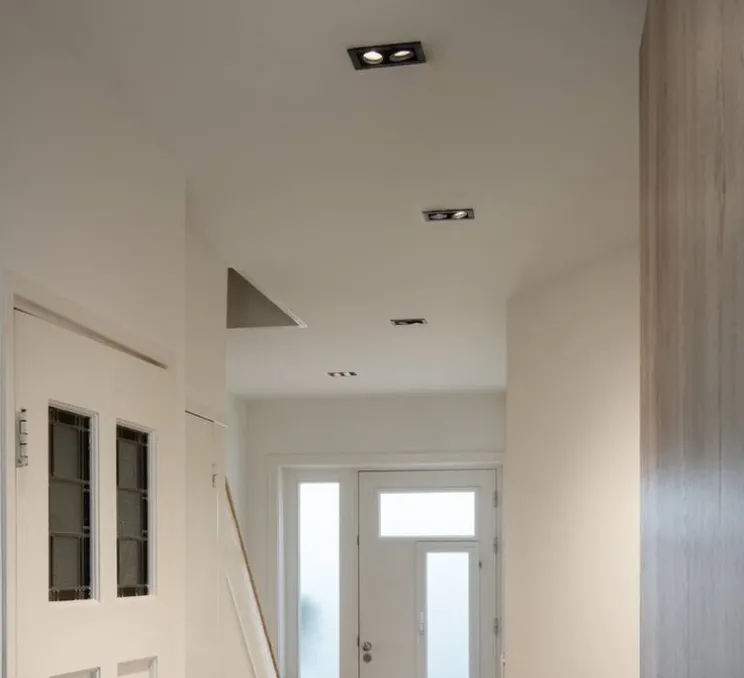 Spot encastrable, Kadux double, noir, LED, dim, 3000K, 1550 lm, L15cm, H8,3cm - SLV