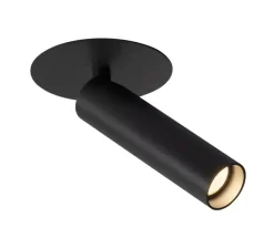 Applique|Plafonnier & Spot*SLV Spot encastrable, Karpo, , LED, 3000K, 450 lm, L15,2cm, H5,5cm - noir et or