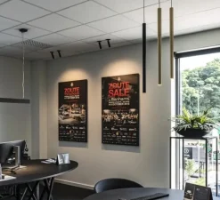 Applique|Plafonnier & Spot*SLV Spot encastrable, Karpo, , LED, 3000K, 450 lm, L15,2cm, H5,5cm - noir et or