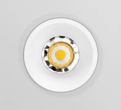 Spot encastrable, Kono 1, blanc, IP54, 3000K, 1000lm, 40°, Ø8cm, H12,4cm - ONOK