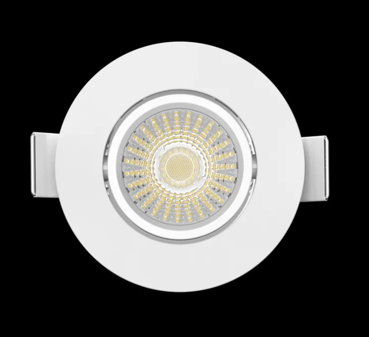 Spot encastrable, Libra, blanc, Orientable, IP65, LED, dim, 2700-4000K, 500-550 lm, Ø8,71cm, H3,15cm - Solum