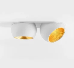 Spot encastrable, Marbul Recessed Adjustable 115 2x, blanc, LED, dim, 1800-3000K, 955 lm, L23,5cm, H5,4cm - Modular