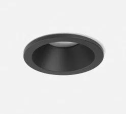 Spot encastrable, Minima round fixed, noir mat, IP65, Ø8,5cm, H11cm - Astro