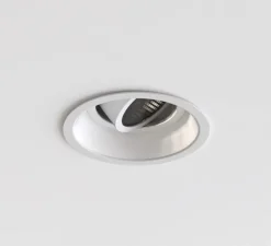 Spot encastrable, Minima Slimline Round Ajustable Fire-Rated, blanc mat, LED, Ø10cm, H6,1cm - ASTRO