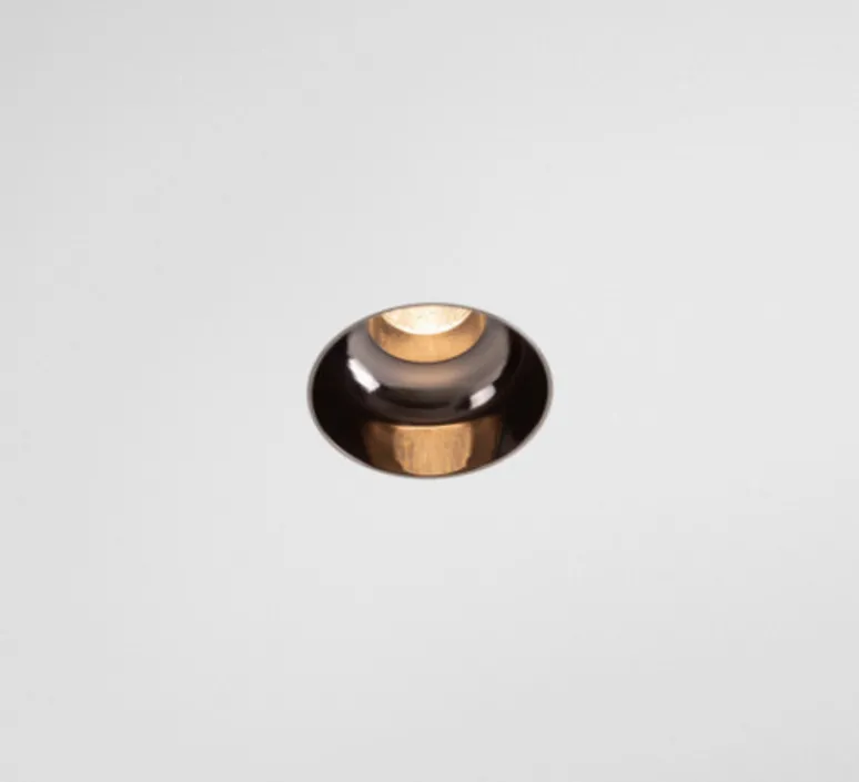Plafonnier & Spot*Modular Spot encastrable, Minude Recessed Trimless 49 1x, , IP54, LED, dim, 2700K, 564 lm, Ø4,9cm, H7,85cm - noir chromé