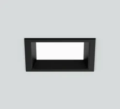 Plafonnier & Spot*XAL Spot encastrable, Mira 150 Square, , LED, 3000K, 1730 lm, L15cm, H3,3cm - noir