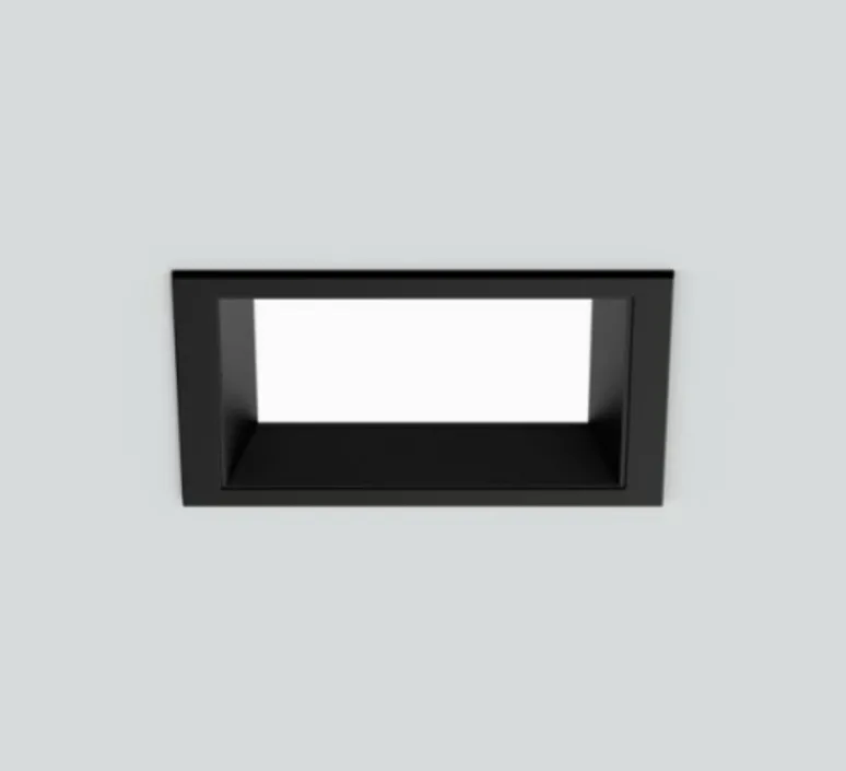 Plafonnier & Spot*XAL Spot encastrable, Mira 150 Square, , LED, 3000K, 1730 lm, L15cm, H3,3cm - noir