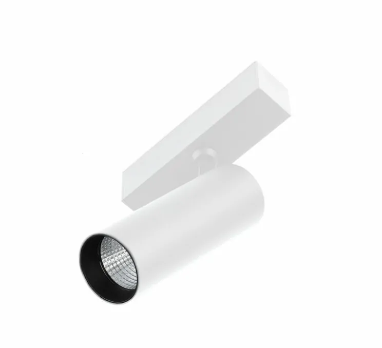 Spot encastrable, Neso Hole, blanc mat, LED, 36°, 2700K, 574 lm, Ø5cm, H10cm - Faro
