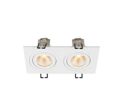 Spot encastrable, New Tria 155, blanc, dim, LED, 2700K, 610 lm, L17cm, H9cm - SLV