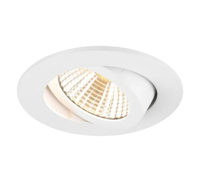 Plafonnier & Spot*SLV Spot encastrable, New Tria Universal 68, , Led, 2500K/3000K/4000K, 540 /600 lm, Ø8,2cm, H3,4cm - blanc
