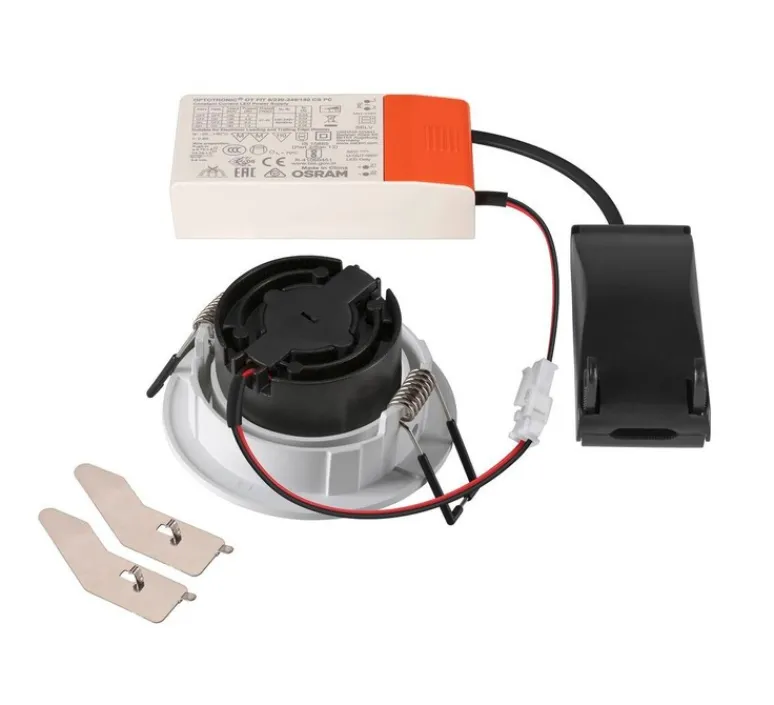 Plafonnier & Spot*SLV Spot encastrable, New Tria Universal 68, , Led, 2500K/3000K/4000K, 540 /600 lm, Ø8,2cm, H3,4cm - blanc