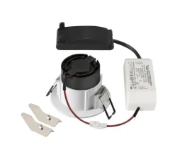 Plafonnier & Spot*SLV Spot encastrable, New tria 68, , IP65, LED, 2700K, 530 lm, Ø8,2cm, H5,85cm - blanc