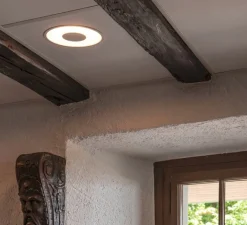 Plafonnier & Spot*SLV Spot encastrable, Occuldas 23, , LED, dim, 3000K, 1500 lm, Ø22,6cm, H7,8cm - blanc