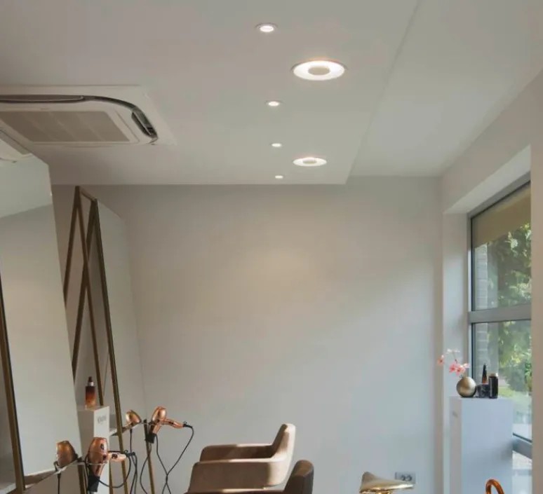 Plafonnier & Spot*SLV Spot encastrable, Occuldas 23, , LED, dim, 3000K, 1500 lm, Ø22,6cm, H7,8cm - blanc