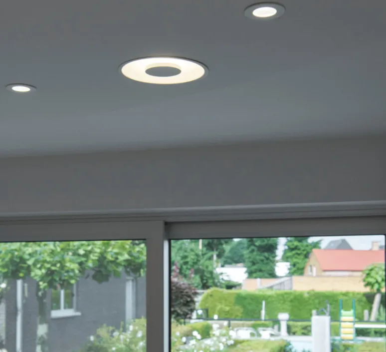 Plafonnier & Spot*SLV Spot encastrable, Occuldas 23, , LED, dim, 3000K, 1500 lm, Ø22,6cm, H7,8cm - blanc