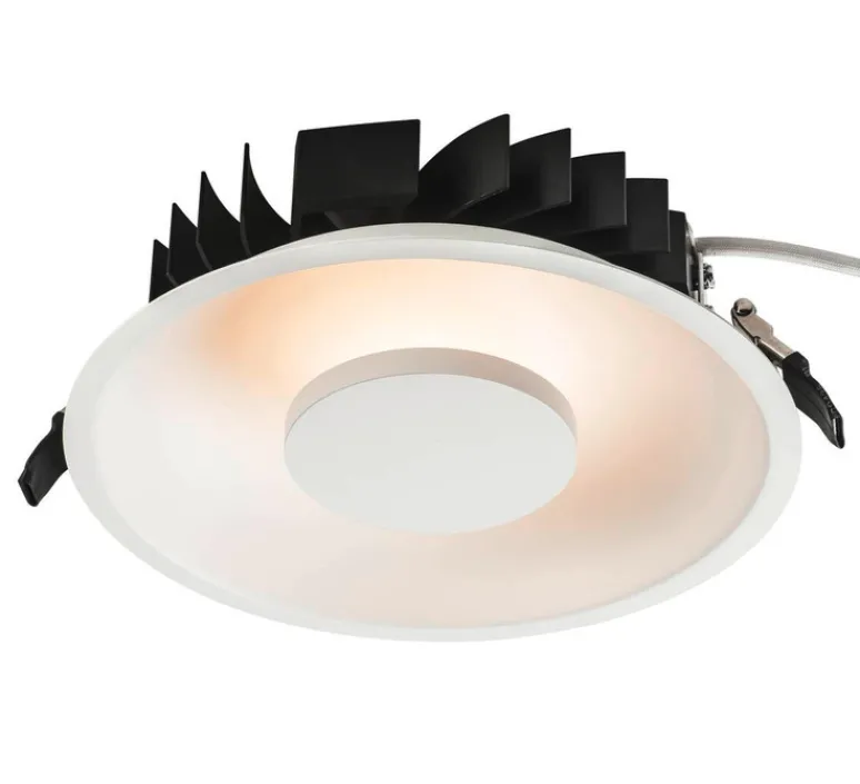 Plafonnier & Spot*SLV Spot encastrable, Occuldas 23, , LED, dim, 3000K, 1500 lm, Ø22,6cm, H7,8cm - blanc