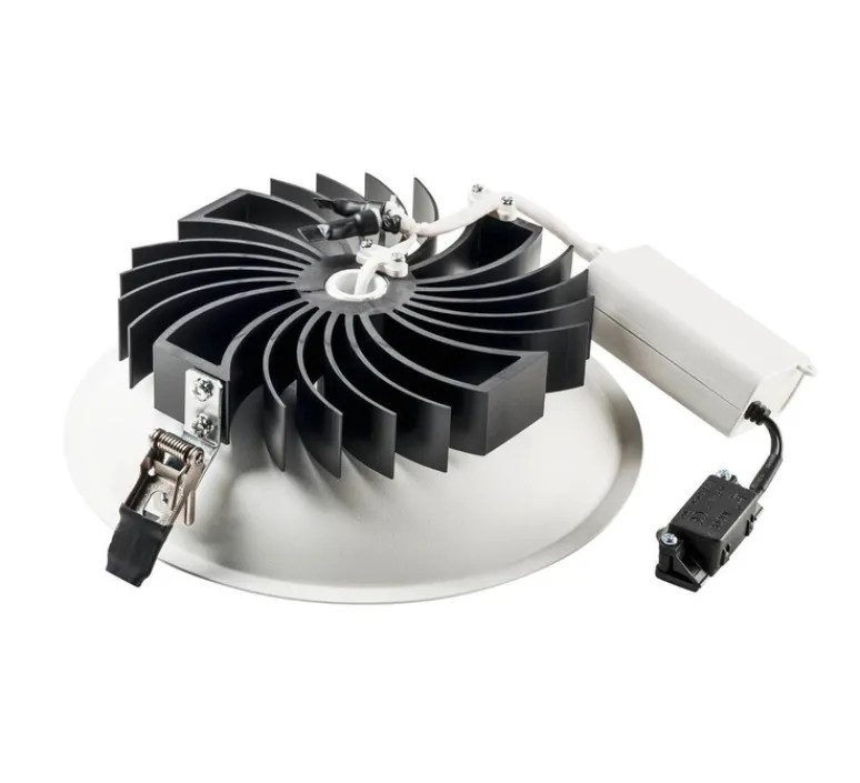 Plafonnier & Spot*SLV Spot encastrable, Occuldas 23, , LED, dim, 3000K, 1500 lm, Ø22,6cm, H7,8cm - blanc