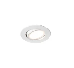 Plafonnier & Spot*Faro Spot encastrable, orientable, Koi, , LED, 3000K, 454 lm, Ø9cm, H5cm - blanc